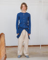 BASERANGE 25 Spring/Summer Drip Skirt/Cardigan Portugal BAS-KDRC-LI-SU25-MEZ BLUE Cardigan (DRDR)
